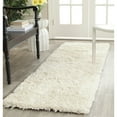 thumbnail image 4 of SAFAVIEH Glen Solid Plush Shag Area Rug, Ivory, 9'6" x 13'6", 4 of 10