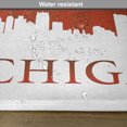 thumbnail image 6 of Ambesonne Detroit Place Mats Set of 4, Michigan City Letters, Standard Size, Red and White, 6 of 6