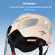 thumbnail image 3 of Casco Motocicleta Abierto 3/4 Visera Doble Hd Abatible Xtellar beige, 3 of 3