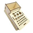 thumbnail image 2 of 1 Unids Herramientas de material cuero Caja De Almacenamiento Estante Organizador De Herramientas de material cuero Caja De Porta Herramientas de material cuero Po Zulema Leathercraft Holder Rack, 2 of 8