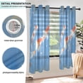 thumbnail image 5 of Wash Koi Pattern Breathable Sheer Curtains 63x52in Soft Light Filtering, UV Protection and Thermal Insulation, 5 of 7
