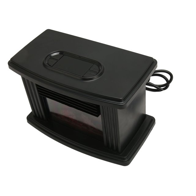 Chauffage de Foyer Électrique Portable, Chauffage Efficace, Télécommande, Silencieux, Compact et Portable, Multifonction, Flamme Simulée