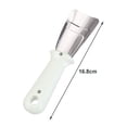 thumbnail image 2 of Advancent Raspador de hielo para refrigerador, congelador Universal de acero inoxidable, descongelador multifunción, utensilio plano para Suministros de limpieza para el hogar verde, 2 of 6