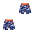 thumbnail image 4 of Jumpingount Pantalones cortos de playa con estampado de viaje para niños, con bolsillos, para surf, fiesta en la piscina, bañadores con cordón Type4 NO4, 4 of 6