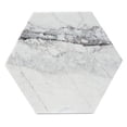 thumbnail image 4 of Baxton Studio Kalena Gold Metal End Table with Marble Tabletop, 4 of 8