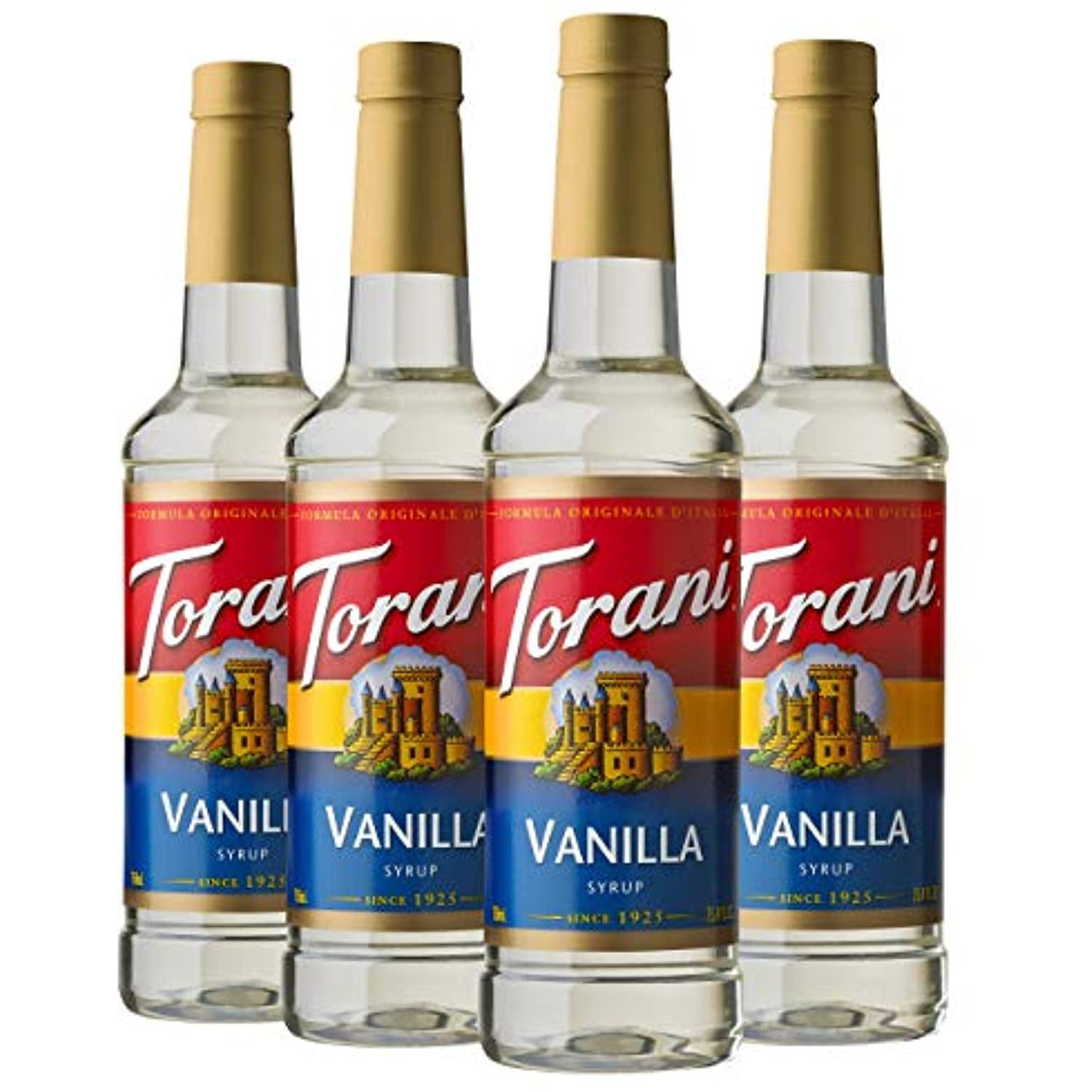 Torani Syrup, Vanilla, 25.4 Ounces (Pack Of 4)