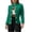 Green Womens Work Blazers, variant on BSDJILFG Tweed Blazers for Women Y2K Cropped Jackets Button Down Long Sleeve Varsity Business Outfits