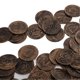 thumbnail image 3 of 100PCS Treasure Coins Set High Simulation Detailed Pretend Plastic Toy Prop Coins for Board Games Party Decorations Antique Bronze Pirate Coins, 3 of 4