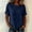 Navy, variant on CYMMPU Women's Linen Blend Crew Neck Short Sleeve T-Shirt, Ultra Loose Fit Design, Soft Breathable Casual Top for Daily Summer Wear Gray S