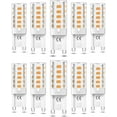 thumbnail image 1 of G9 led lamp dimmable 5w warm white 3000k compatible with halogen 10pcs, 1 of 4