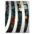 thumbnail image 2 of Designart "Stylish Dark Geometric Elegance in Green and Gold I" Abstract Tile Oversized Wall Mirror - Modern Abstract Bathroom Wall Mirror Decor - Multiple Color Options, 2 of 6