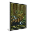 thumbnail image 2 of Olympic National Parkk Giclee Art Print Poster from Travel Artwork by Artist Paul Leighton 18" x 24", 2 of 5