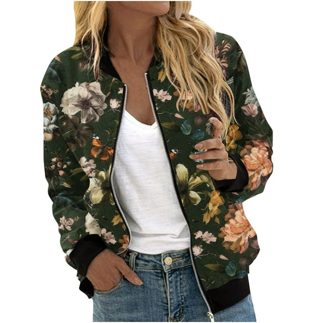WRKEKC Vestes pour Femmes Tendance, Trench Coat Femmes, Chandail en Molleton Ample à Manches Longues avec Fermeture Éclair Veste Décontractée Tricotée Grossier Baseball