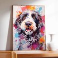 thumbnail image 2 of Barbet Dog Art - Watercolor Style Wall, Home or Apartment Decor - Sweet Poster Print Gift for Puppy Lovers, Dog Lovers, Women, Girls, Kids, Baby Room, Nursery, 2 of 5