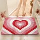 thumbnail image 4 of Corazón Decoraciones para el Hogar Corazón Impresión en Forma de Alfombra 40x60cm Faux Cachemire Poliéster Antideslizante Corazón en Forma de Alfombra para la Entrada Al Lado de la Cama, 4 of 6
