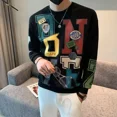 thumbnail image 2 of Ropa para hombre Camiseta de manga corta de dibujos animados para hombre Sudadera con capucha Top gráfico divertido Nuevo Anime Rock Estampado de manga larga Coreano Lujo A Xl, 2 of 5