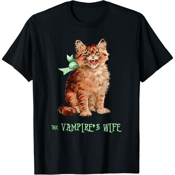 Velto The vampire's wife cat T-Shirt All Size S-5XL