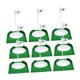 thumbnail image 3 of 9x Copa de Putt con Hoyo de Práctica para Putter de Golf Entrenamiento de Putt en Interiores verde, 3 of 9
