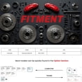 thumbnail image 2 of Funire Front Brake Kit for Chevrolet Silverado 2500 HD 2011-2019 Geomet Drilled Rotors+Ceramic Brake Pads (14in) 355mm Replacement Brake Pad & Rotor Kit, 2 of 10