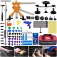 thumbnail image 1 of Auto Body Dent Repair Kit, Paint-Friendly Dent Repair Kit With Rubber Hammer, Bridge Puller, Hot Melt Adhesive Strip, LED Circuit Board For Auto Body Dent Removal, 1 of 7