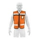 thumbnail image 1 of Chaleco Brigadista Color Naranja Truper 14669 Truper CHS-900N, 1 of 2
