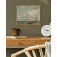 thumbnail image 6 of Drsoum Vintage Coastal Cloud Wall Art Rustic Retro Farmhouse Seaside Landscape Prints Classic Decorations for Living Room Bedroom 8x10in Natural Framed, 6 of 6