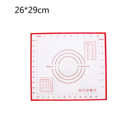 

Silicone Dough Dough Mat Non-Stick Pie Crust Pad Scale Pastry Sheet Cooking Baking Tool Kitchen Gadget Accessories