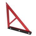 thumbnail image 3 of Telituny Regla Triangular de Carpintero de Aleación de Aluminio, Escala de Pulgadas, Regla de Ángulo Cuadrado, Herramienta para Carpintería., 3 of 14