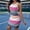 Hot Pink, variant on QUNYINEY Summer Womens Dress Midi Sleeveless Ribbed Striped Bodycon Dresses Casual Slim Fit Casual Crew Neck Party Dresses