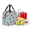thumbnail image 4 of Disketp Watermelon Lunch Bag for Women Men, Leakproof Thermal Cooler Sack Food Handbags Case High Capacity forTravel Work School Picnic, 4 of 5