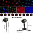 thumbnail image 4 of Proyector láser navideño de luces JSTPRO de 3 colores RGB para exteriores, 4 of 7