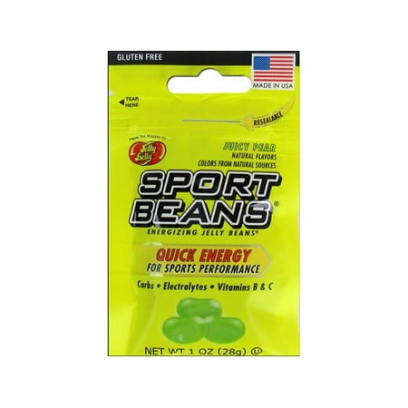 - Jelly Belly Sports Beans 1oz Juicy Pear