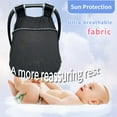 thumbnail image 5 of Car Seat Cover for baby, Breathable baby Car Seat Canopy Covers, Patent design, Black, 5 of 6