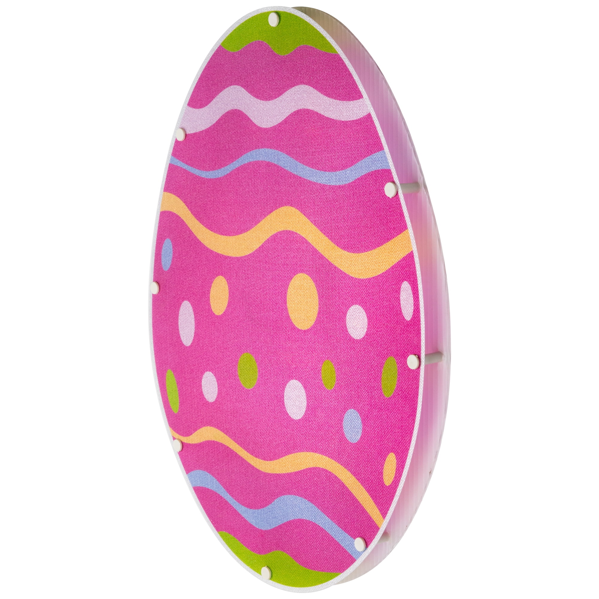 Northlight Battery Operated LED Lighted Easter Egg Window Decoration - 14"