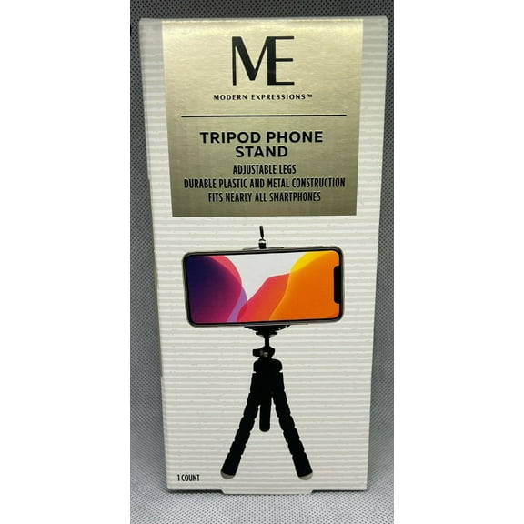 Mordern Expression Tripod Phone Stand - Black