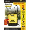 HD Hudson NeverPump Bak Pak Battery Powered Sprayer for Weeds, Pests