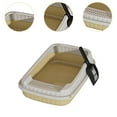 thumbnail image 3 of FL Open Top Cat Litter Box Open Top Pet Litter Tray Large Portable Cat Bedpan Kitty Pan Toilet, 3 of 7