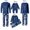 Navy, variant on Zhanying Christmas Pajamas 2 Piece Pjs Clothes Set Outfits for Couples Family Jammies Home Clothes Matching Christmas Outfits