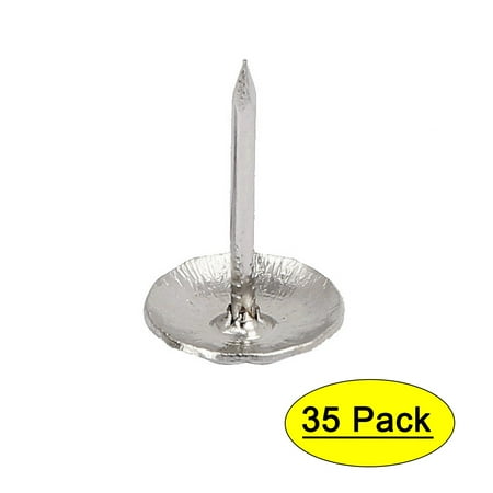 

7/16 Dia Chrysanthemum Drawing Pin Upholstery Nail Thumb Tack Pushpin 35PCS