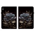 thumbnail image 4 of Dteck for iPad Air 13 Inch Case (2024), iPad Pro 12.9 Case (2022/2021/2020/2018) Case, Leather Folio Cover Auto Wake/Sleep with Card Slots, Multi-Angle Viewing Stand,Black Rose, 4 of 4