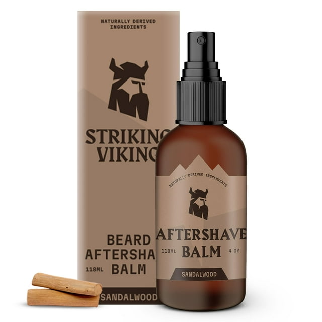 Bálsamo para después del afeitado Striking Viking Sandalwood 120 ml para hombre
