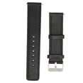 thumbnail image 4 of 20mm Leather Watch Strap, Adjustable Breathable Leather Watch Strap Firm  For Bip S For  GTS 2 Black, 4 of 8