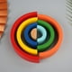 thumbnail image 3 of Labymos Apilador de arcoíris de madera, 9 piezas, bloques de rompecabezas anidados, juego de apilamiento de arcoíris de madera, juguetes educativos para niños, bebés, niños pequeños de 3 años en adelante Sincero Electrónica, 3 of 3