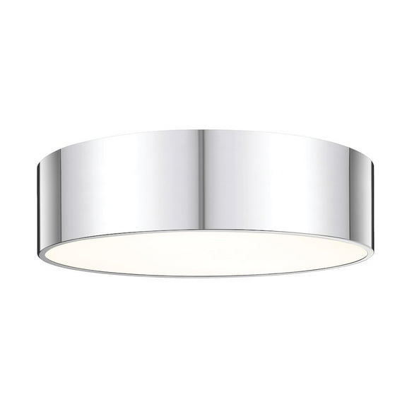 2302F4-CH-Z-Lite-Harley - 4 Light Flush Mount-Chrome Finish-Chrome Shade Color