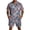 Light pink, variant on Dwelliawo Men's Camo Print 2 Piece Outfit Short Sleeve Hawaiian Shirt and Drawstring Shorts Lightweight Casual Summer Set for Beach Vacation and Everyday Wear Pink S