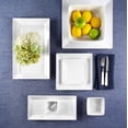 thumbnail image 3 of Q Home | Diamond 7.25" Melamine Square Salad Plate, Set of 4, 3 of 3