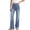 Denim Blue, variant on EMMIOL Women's Mid-High Waist Stretchy Flare Bell Bottoms Jeans Y2K Vintage Washed Bootcut Denim Pants for Casual,Streetwear