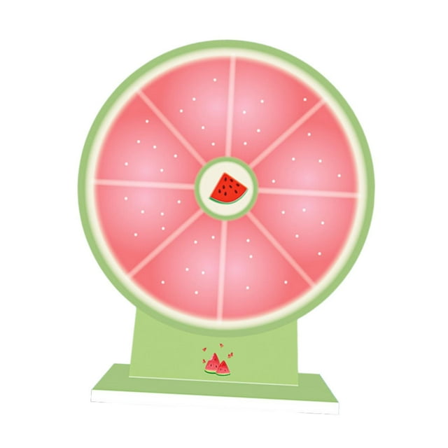yuksok Plateau Tournant de Prix de Table Roue de Fortune pour Activités Promotionnelles Rassemblements Style D
