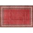 thumbnail image 1 of Ahgly Company Machine Washable Indoor Rectangle Traditional Copper Red Pink Area Rugs, 10' x 13', 1 of 7