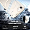 thumbnail image 3 of JJEAN-Magnetic for iPhone SE Case 3rd/2rd,iPhone 8/7 Case, [Compatible with MagSafe][Military Grade Drop Protection][Heavy Duty Protection][Non-Slip] 2-Layer Bumper Phone Case 4.7''-Antique White, 3 of 4